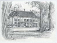 203013 Gezicht op het huis Nieuw Amelisweerd (Koningslaan 1) te Bunnik.